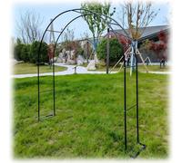Arco da giardino in acciaio per esterni, ampio traliccio per matrimonio, supporto per piante pergolato, disponibile in 80-350 cm, per una bella decorazione da giardino