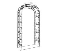 Arco da giardino in acciaio verniciato a polvere, robusto e durevole per il giardino, decorazione da giardino, 116 x 45 x 240 cm