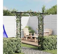Arco da giardino in ferro - Arco robusto e durevole per il giardino - Perfetto per rose, piante rampicanti e come ingresso decorativo - Ideale per gli amanti del giardino