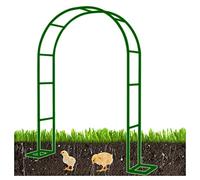Arco da giardino in metallo, 120-350 cm, resistente alle intemperie, per piante rampicanti e rose, robusto pergolato da esterno per elegante decorazione di patio e balcone, struttura da giardino