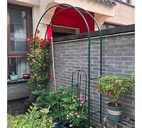 Arco da giardino in metallo da 1,2 m a 3,5 m, arco per rose per piante rampicanti, decorazione per esterni/interni, pergolato per matrimoni, colore verde, perfetto per cortile e prato