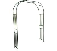 Arco da giardino in metallo for piante rampicanti, resistente alle intemperie, pergolato, rampicante, decorazione for prato da matrimonio, multiplo(Dark Grey,150X40X240cm)