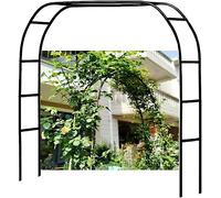 Arco da giardino in metallo, larghezza 1,4 m, resistente alle intemperie, resistente, per matrimoni, per ingressi in giardino, supporto per arco verde, altezza 2,3 m