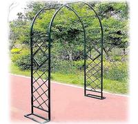 Arco da giardino in metallo per cerimonie nuziali e piante rampicanti, design extra largo e robusto, ideale per la decorazione esterna