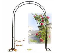 Arco da giardino in metallo per matrimoni, traliccio per piante rampicanti, per uso interno/esterno, kit per arco di palloncini, supporto per fiori, sfondo per cerimonie, pergolato, supporto per