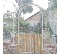 Arco da giardino in metallo per piante rampicanti, 2,8 m, resistente, arco in tubo di ferro per matrimoni, archi di rose per cortile, prato, patio e ingressi del cortile, di grandi dimensioni