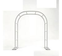 Arco da giardino in metallo per piante rampicanti Arco decorativo in ferro | Robusto arco nuziale Pergola per piante rampicanti rose glicine e altre piante rampicanti Arco fiorito(White,300cm)