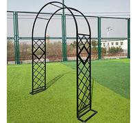 Arco da giardino in metallo per piante rampicanti, larghezza regolabile 140340 cm, resistente alle intemperie, telaio per rose, traliccio pergolato, arco d'ingresso, per matrimoni e decorazioni