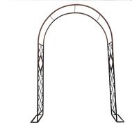 Arco da giardino in metallo per piante rampicanti, per matrimoni e feste, disponibile in bronzo nero, dimensioni: 140 x 220 cm, 220 x 240 cm, 280 x 240 cm, 300 x 240 cm, elegante pergolato da giardino