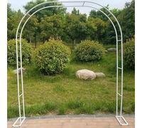 Arco da giardino in metallo per piante rampicanti, traliccio resistente alle intemperie, dimensioni da 1,4 m a 3,5 m, robusto arco per rose, design tubolare in ferro per decorazione esterna, archi da