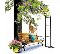 Arco Da Giardino In Metallo Per Rampicamento Di Rose E Piante, Arco Di Fiori All'aperto Per Matrimoni, Anniversari E Compleanni, Verde, 3 M X 2,2 M Ed Eleganti Decorazioni ~/