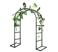 Arco da giardino in metallo per rose, pergola esterna per porte e ingressi, dimensioni regolabili: 80 x 200 cm, 120 x 220 cm, 200 x 230 cm, 350 x 220 cm, decorazione da giardino durevole
