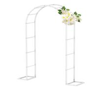 Arco da giardino in metallo per rose rampicanti, traliccio nuziale, scala mobile floreale, telaio ad arco, supporto per pergola, arco di fiori per eventi, decorazione esterna per feste