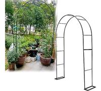 Arco da giardino in metallo per rose, resistente alle intemperie, in legno, larghezza 120350 cm, perfetto per piante rampicanti e fiori, decorazione per esterni per patio e giardino, 350 x 220 cm
