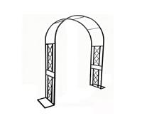 Arco da giardino in metallo per vite, pergolato per fiori, arco decorativo | Arco da giardino con basi per piante rampicanti, ideale per cerimonie, feste, terrazze, giardini e vialetti(300cm)