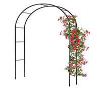 Arco da giardino in metallo resistente per piante rampicanti, decorazione esterna robusta e durevole, ideale per valorizzare gli spazi del giardino