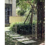 Arco da giardino in metallo resistente per piante rampicanti, rose, verdure, forte supporto per interni ed esterni