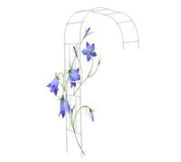 Arco da giardino in metallo, resistente, pergolato per piante rampicanti floreali, facile da montare, struttura di supporto per cancello e finestra, per tutte le stagioni