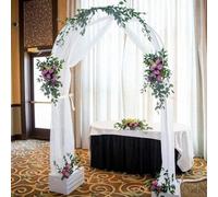 Arco da giardino in metallo - robusto pergolato da matrimonio, 120-300 cm di larghezza, perfetto per piante rampicanti e decorazioni per esterni, migliora l'eleganza del tuo giardino con un design