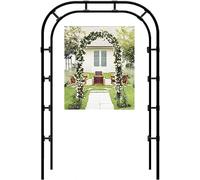Arco da giardino in metallo, robusto pergolato per decorazioni nuziali, composizioni floreali e supporto per eventi, cornice per belle celebrazioni