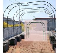 Arco da giardino in metallo robusto - Supporto per piante rampicanti resistente alle intemperie, perfetto per matrimoni e decorazioni per esterni, migliora l'estetica e la struttura del giardino