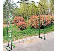 Arco da giardino in metallo, robusto telaio in acciaio per arrampicata sulle piante, perfetto per cortile, prato e decorazione per matrimoni
