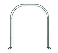 Arco da giardino in metallo, struttura resistente alle intemperie, perfetto per decorare giardini, pergolato tubolare per piante rampicanti e rose, migliora gli spazi esterni.