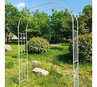 Arco da Giardino in Metallo, Supporto per Fiori, Arco per Rose, Grande Supporto per Fiori, Decorazione da Giardino, Adatto per terrazza, Ingresso, Rose, Cortile.