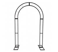 Arco da Giardino in Metallo, Traliccio Robusto e Resistente, Adatto for Archi da Giardino e pergolati for Piante rampicanti(Black,2.2 * 1.8m(7.2 * 5.9ft))