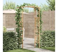 vidaXL Arco da giardino naturale 110 x 40 x 205 cm in bambù, mobili di alta qualità, sedie ergonomiche moderne, durevoli per ufficio, eleganti, funzionali, ideali per la casa, con funzioni regolabili