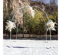 Arco da giardino per matrimoni, traliccio in metallo, cornice decorativa per piante rampicanti, sentiero cerimoniale all'aperto, ideale per feste e celebrazioni