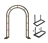 Arco da Giardino per pergola, Traliccio in Ferro per Piante rampicanti - Arco Resistente per Rose e Viti, pergola da Giardino per Esterni, Decorazione per Matrimoni, Uso Interno/Esterno (Mar