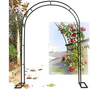 Arco da giardino per piante rampicanti, impermeabile e facile da installare, arco multifunzionale per rose, 1,8 m x 2,2 m, perfetto per la decorazione del giardino