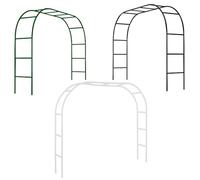 Arco da giardino per piante rampicanti, largo 40 cm, in metallo robusto, autoportante, telaio tubolare, pergola da giardino esterna, piramide decorativa da giardino (19 mm)