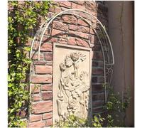 Arco da giardino per piante rampicanti, robusto arco per rose in metallo, perfetto per porte d'ingresso e decorazione pergola da parete