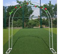 Arco da giardino per piante rampicanti, robusto pergolato in ferro per matrimoni e decorazioni per esterni, struttura di supporto autoportante per piante