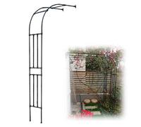 Arco Da Giardino Per Piante Rampicanti, Supporto Semi-arco In Metallo, Traliccio Da Esterno Per Rose, Regolabile 60-270 Cm, Per Uso Interno/esterno(W140*H240cm)