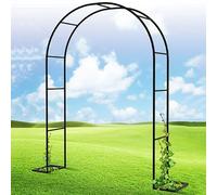 Arco da giardino per piante rampicanti, traliccio in metallo per decorazione matrimonio, paesaggio esterno e archi da giardino, ideale per viti e fiori