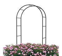 Arco da giardino per piante rampicanti, traliccio in metallo per decorazione matrimonio, paesaggio esterno e archi da giardino, ideale per viti e fiori