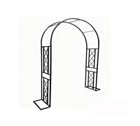 Arco Da Giardino Per Rose Larghezza 140-340cm Arco Per Rampicanti Metallo Arco Sostegno Supporto Per Piante Rampicanti In Ferro Graticcio Garden Pergola Per Decorazioni Nozze(Black,260x230x40cm)
