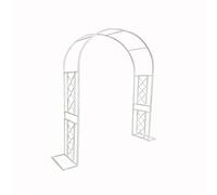 Arco Da Giardino Per Rose Larghezza 140-340cm Arco Per Rampicanti Metallo Arco Sostegno Supporto Per Piante Rampicanti In Ferro Graticcio Garden Pergola Per Decorazioni Nozze(White,300x230x40cm)