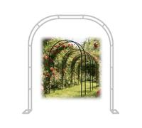 Arco da Giardino per Rose Rampicanti 260 120 180 400 cm, Sostegno per Piante Decorazioni Esterni Interni, Traliccio Pergolati Pergolato in Acciaio per Matrimonio(Bianco,W190cm x H230cm x D40cm)