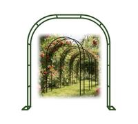 Arco da Giardino per Rose Rampicanti 260 120 180 400 cm, Sostegno per Piante Decorazioni Esterni Interni, Traliccio Pergolati Pergolato in Acciaio per Matrimonio(Verde,W180cm x H220cm x D40cm)