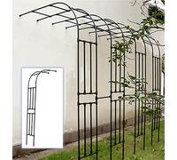Arco da giardino per rose rampicanti, telaio di supporto decorativo in metallo per paesaggistica, ideale per la progettazione di giardini
