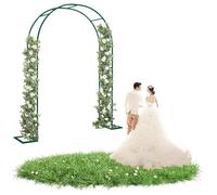 Arco da giardino per sentiero, archi da giardino all'aperto per la casa, traliccio verde facile da montare, 300 x 220 cm, perfetto per prati e vita all'aperto.
