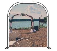 Arco da giardino, pergolato nuziale, arco traliccio, pergola esterna, supporto per piante rampicanti, decorazione da giardino all'aperto, erba e patio miglioramenti