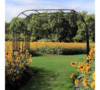 Arco da giardino resistente for piante rampicanti, supporto esterno robusto for rose e verdure, decorazione ad arco alta 2,3 m con base for decorazioni da giardino esterne.(1.8 * 2.4m)