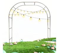 Arco da giardino resistente in acciaio inox per piante rampicanti, supporto pergolato con diametro del tubo di 19 mm,