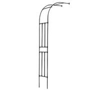 Arco da giardino semilavorato, arco in metallo per piante rampicanti, arco per rose antiruggine per decorazione esterna, pergolato rampicante impermeabile (larghezza x altezza 300 x 240 cm)