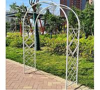 Arco da giardino Traliccio in metallo per piante rampicanti Arco per rose per matrimoni Supporto per traliccio in acciaio per viti Display esterno Telaio in metallo